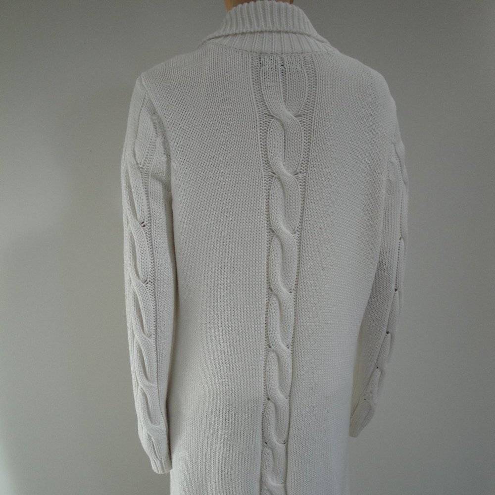 Long White Sweater - Picture 4 of 7